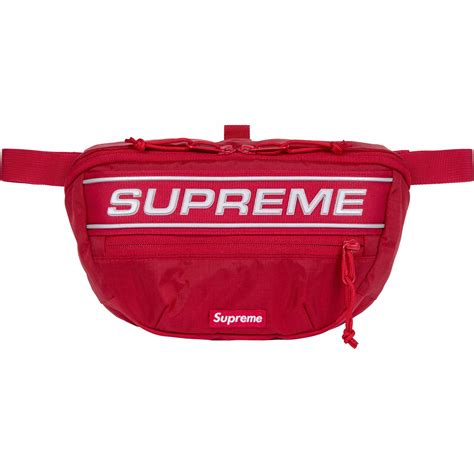 supreme replica waist bag|wearing supreme waist bag.